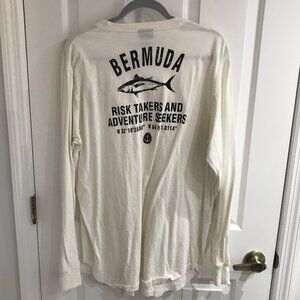 Vintage Davison's of Bermuda Long Sleeve Fisherman's Tee XXL